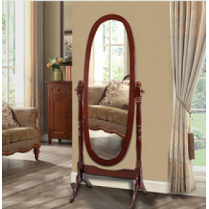 Arched full body mirror