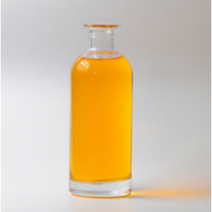Wide mouth glass bottle